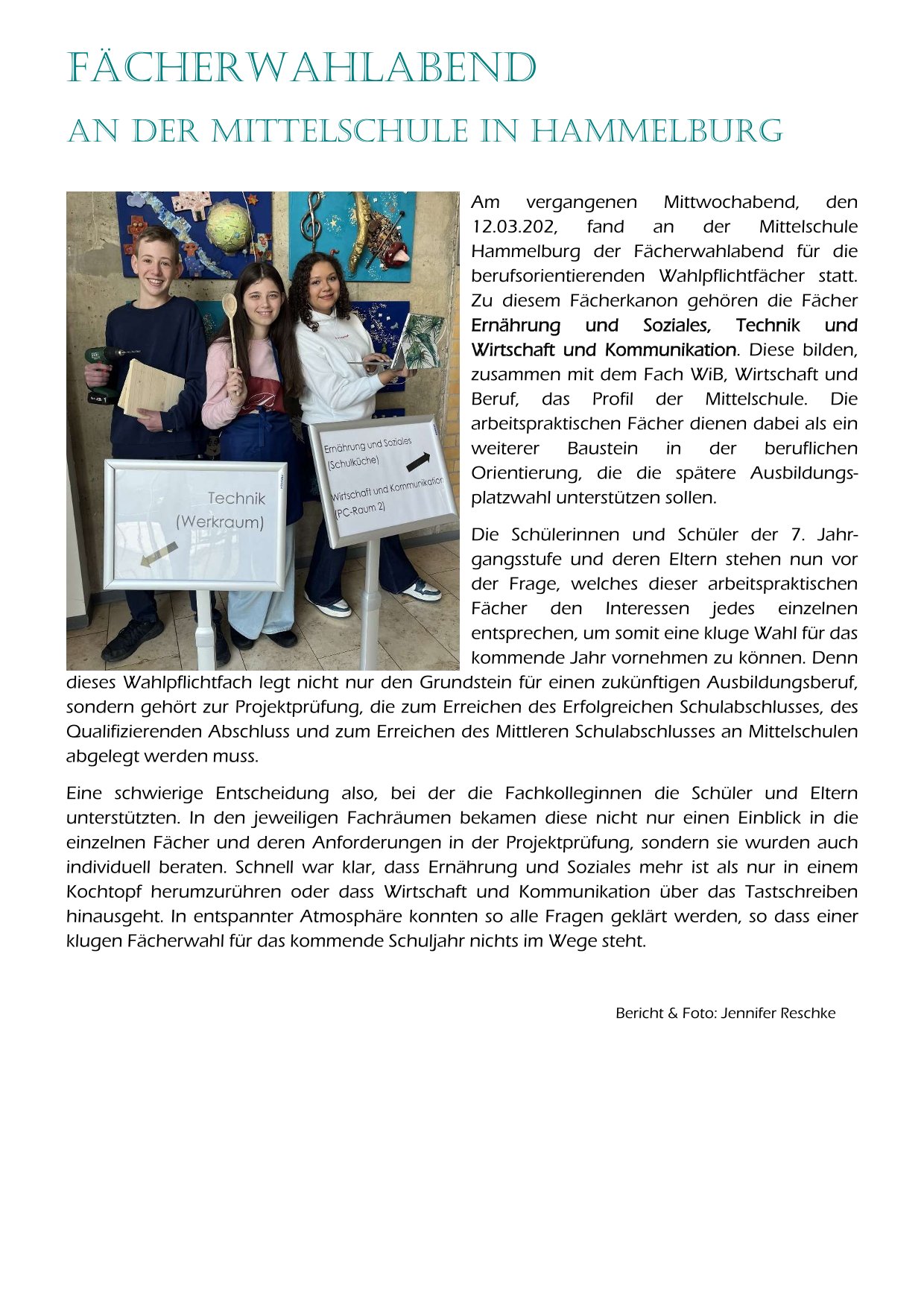 Fächerwalabend Mittelschule 2025